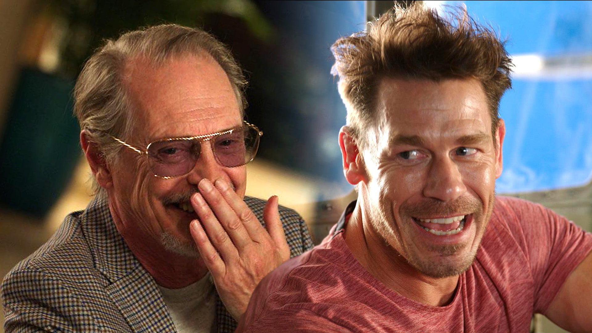 Watch Steve Buscemi and John Cena Laugh Uncontrollably on Set of Vacation Friends 2 Exclusive